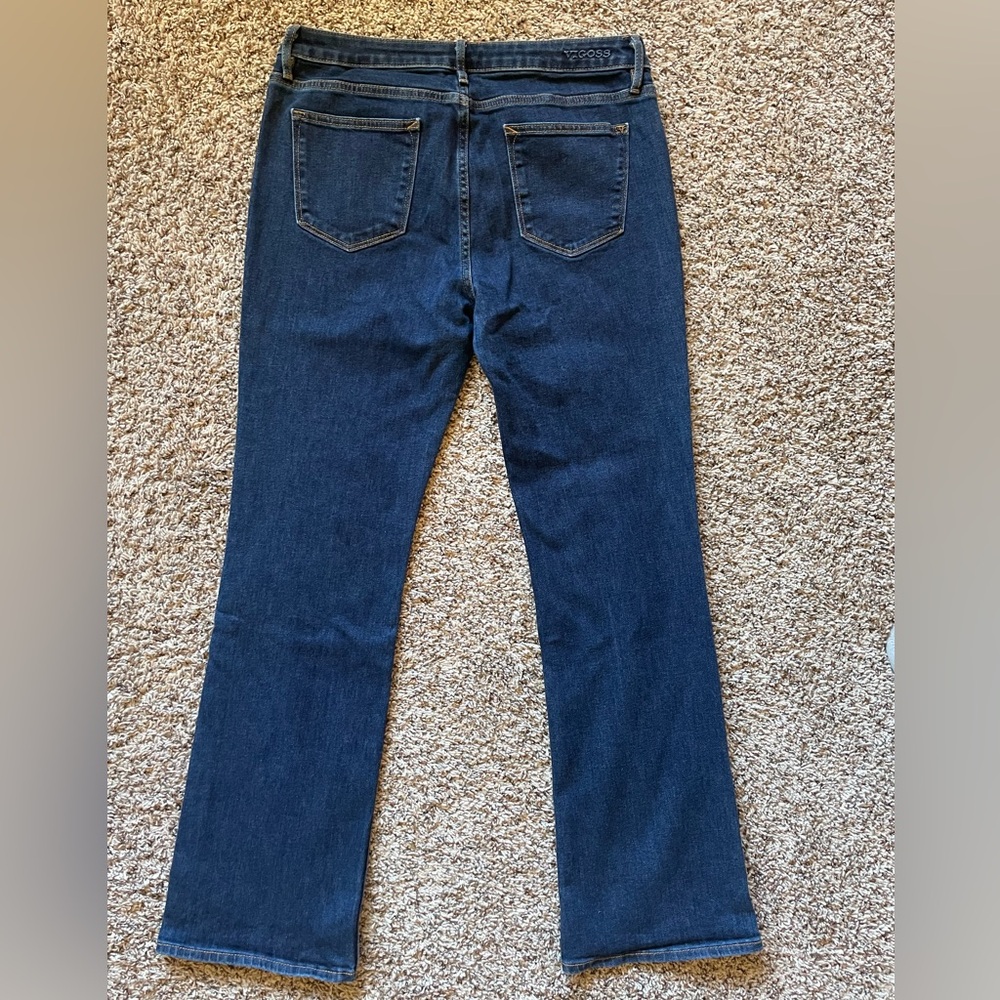 Dark Blue Women's Straight-Leg Jeans